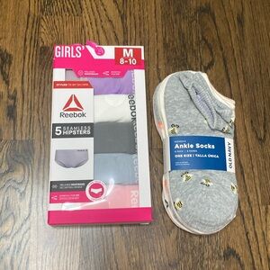 NWT Reebok Underwear and Old Navy Socks